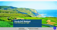 Desktop Screenshot of golfinsouthafrica.com