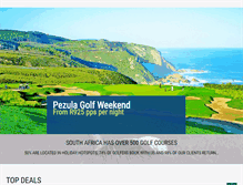 Tablet Screenshot of golfinsouthafrica.com